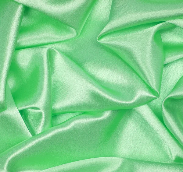 Elegáns zöld selyem — Stock Fotó