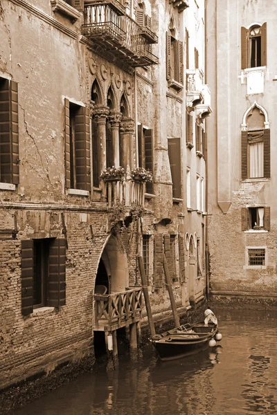 Veneza Canal romântico — Fotografia de Stock