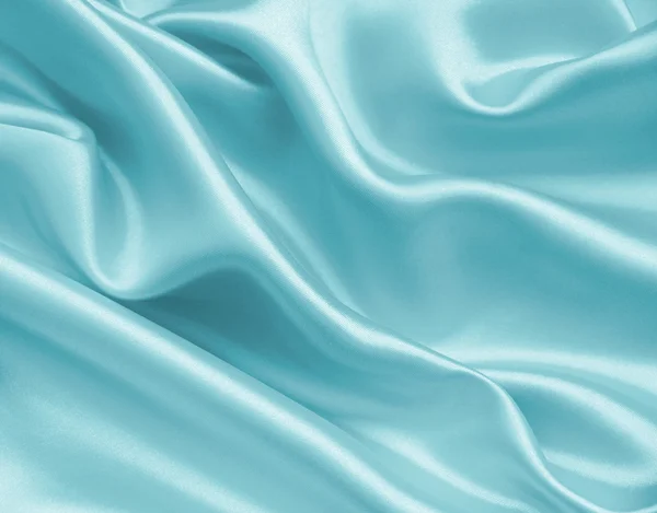 Elegante blauwe zijde — Stockfoto