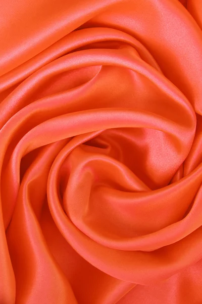 Elegant orange silk — Stock Photo, Image