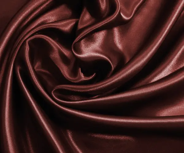 Brown chocolate silk — Stock Photo, Image