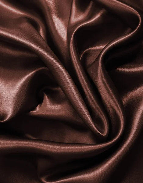 Brown chocolate silk — Stock Photo, Image