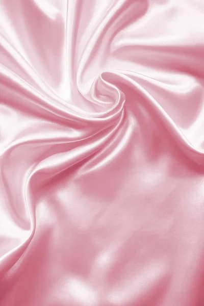 Smooth elegant pink silk — Stock Photo, Image