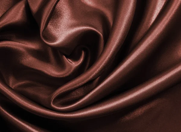 Brown chocolate silk — Stock Photo, Image