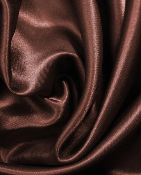 Brown chocolate silk — Stock Photo, Image