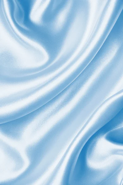 Elegante blauwe zijde — Stockfoto