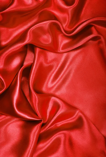 Элегантный красный шелк — стоковое фото