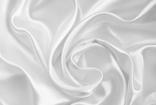 चिकनी सुंदर सफेद रेशम — स्टॉक फ़ोटो, इमेज