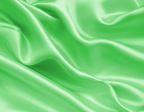 Елегантний зелений шовк — стокове фото