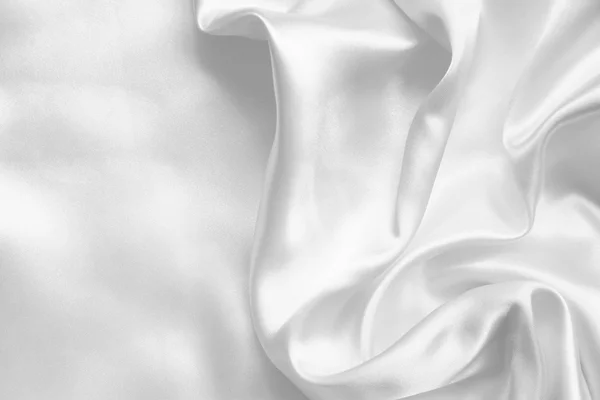 Smooth elegant white silk