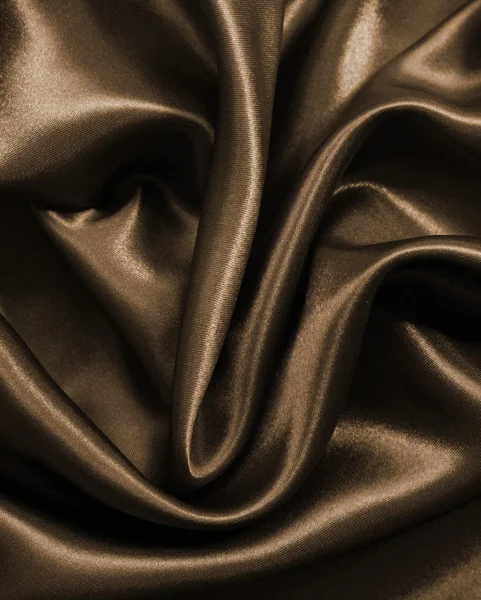 Elegant brown silk — Stock Photo, Image