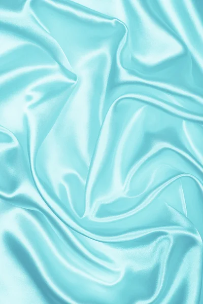 Elegant blue silk — Stock Photo, Image