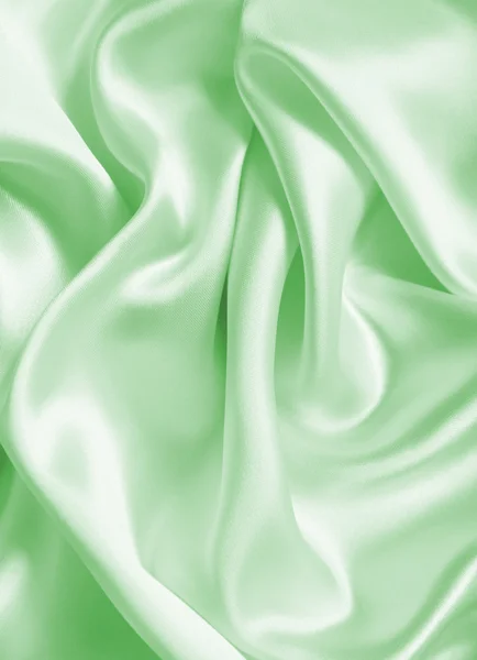 Elegant green silk — Stock Photo, Image