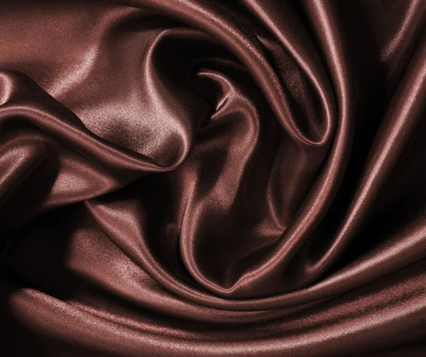 Brown chocolate silk — Stock Photo, Image