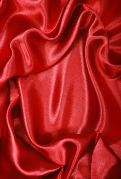 Elegante rode zijde — Stockfoto
