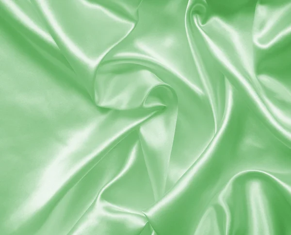 Elegant green silk — Stock Photo, Image