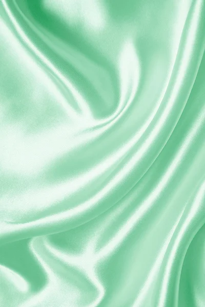 Elegant green silk — Stock Photo, Image