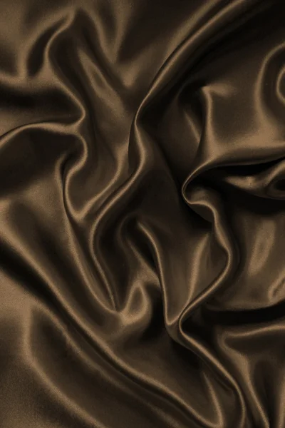 Elegant brown silk — Stock Photo, Image