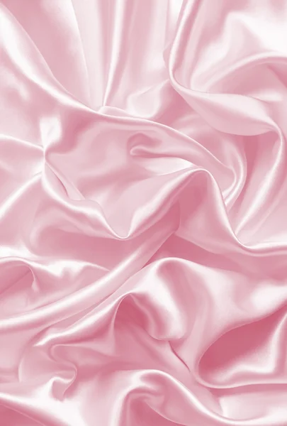 Elegancki gładki różowego jedwabiu — Zdjęcie stockowe