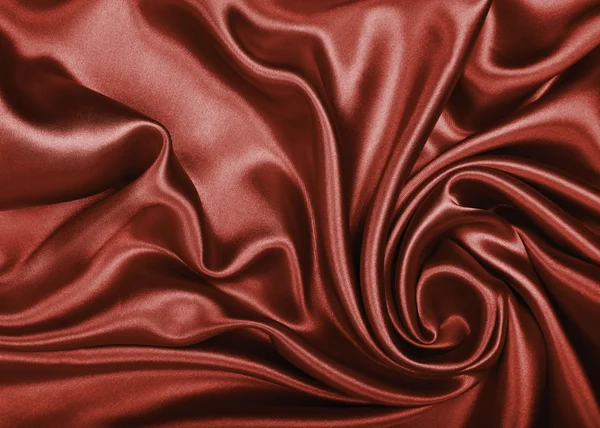 Slät elegant brun choklad silk — Stockfoto
