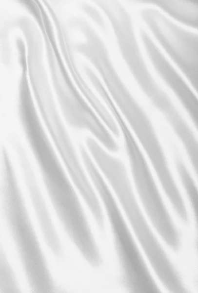 Textura de seda branca elegante suave — Fotografia de Stock