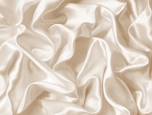 Smooth elegant golden silk texture — Stock Photo, Image