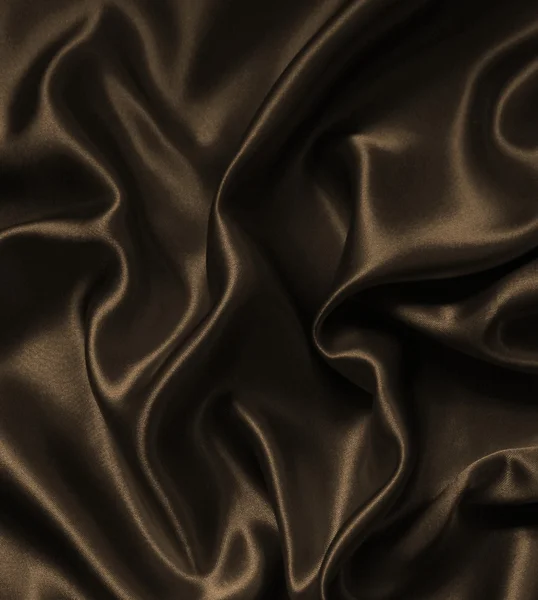 Elegancki brązowy jedwab — Zdjęcie stockowe