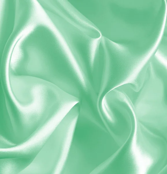 Elegant green silk — Stock Photo, Image