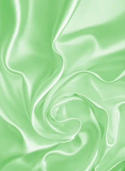 Elegant green silk — Stock Photo, Image