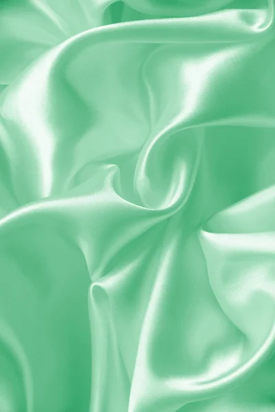 Елегантний зелений шовк — стокове фото