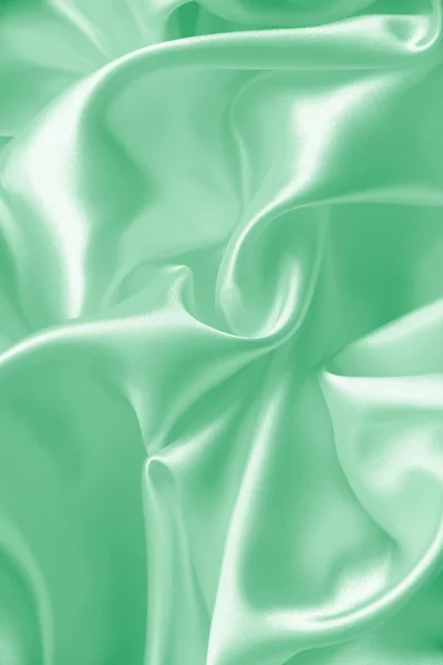 Elegant green silk — Stock Photo, Image