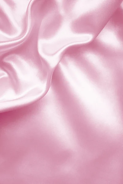 Różowego jedwabiu lub satyny tkaniny — Zdjęcie stockowe