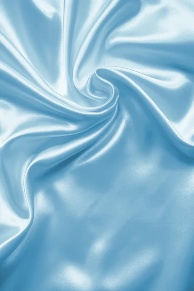 Pano de seda ou cetim azul — Fotografia de Stock