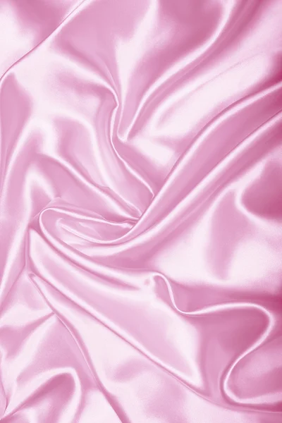 Smooth elegant pink silk — Stock Photo, Image