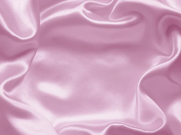 Smooth elegant pink silk — Stock Photo, Image