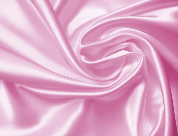 Smooth elegant pink silk — Stock Photo, Image