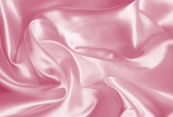 Soepele elegante roze zijde — Stockfoto