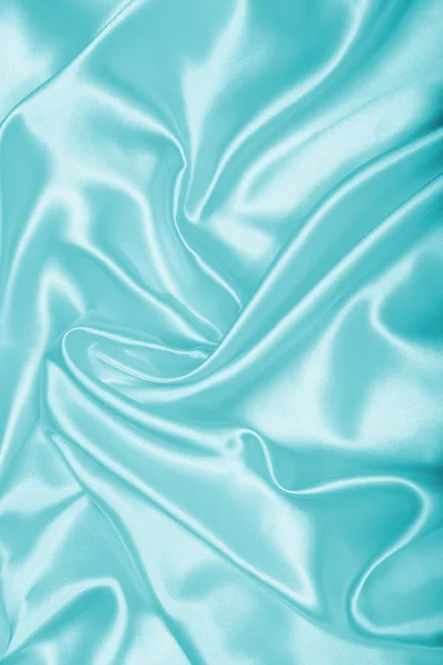 Elegant blue silk — Stock Photo, Image