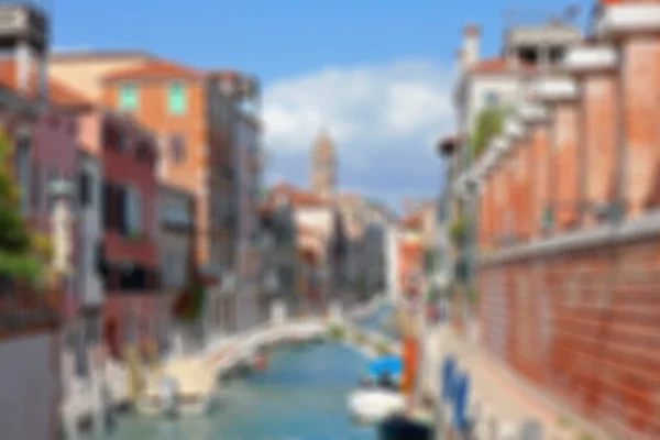 Romantic canal with bridge — Stok fotoğraf