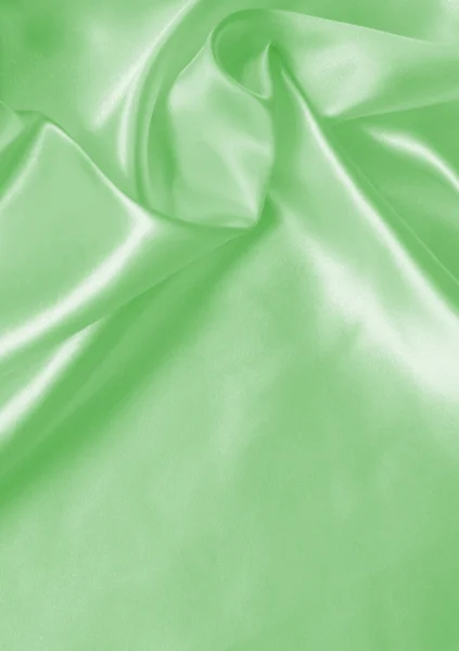Elegáns zöld selyem — Stock Fotó