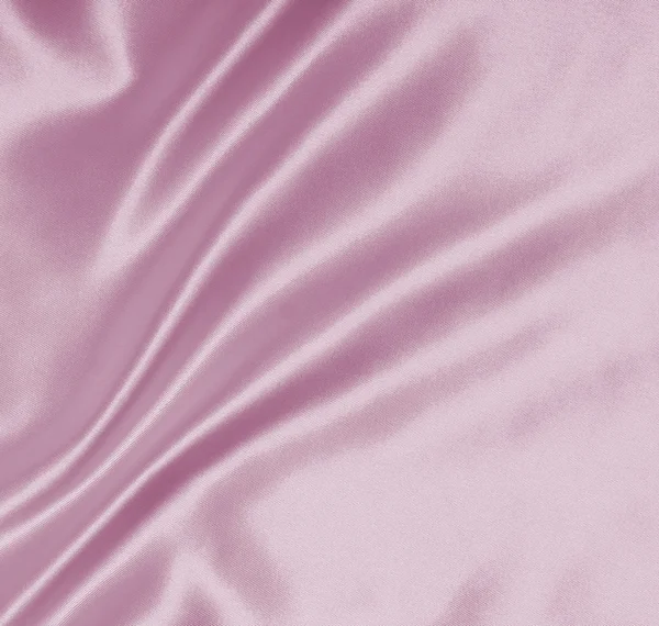 Smooth elegant pink silk — Stock Photo, Image