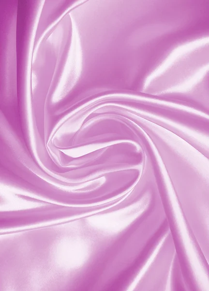 Smooth elegant pink silk or satin texture as background — Stock Photo, Image