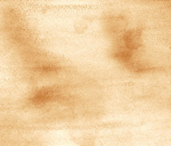 Abstraktes Aquarell auf Papier als Hintergrund. in Sepia zu — Stockfoto