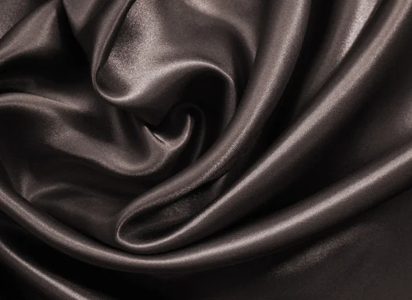 Lisse élégante soie brune ou satin comme fond. En Sepia tonique — Photo
