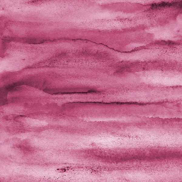 Aquarelle rose abstraite sur texture de papier comme fond — Photo