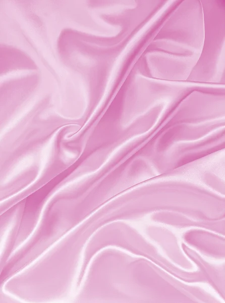 滑らかでエレガントなピンク シルクやサテンの質感の背景として — ストック写真