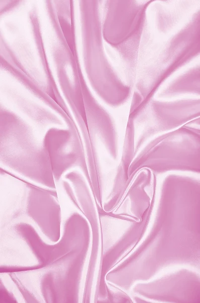 Slät elegant rosa siden — Stockfoto