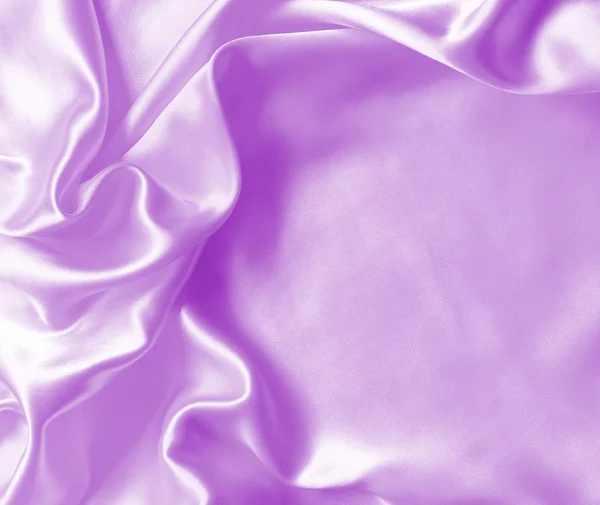 Гладкий элегантный фиолетовый шелк — стоковое фото