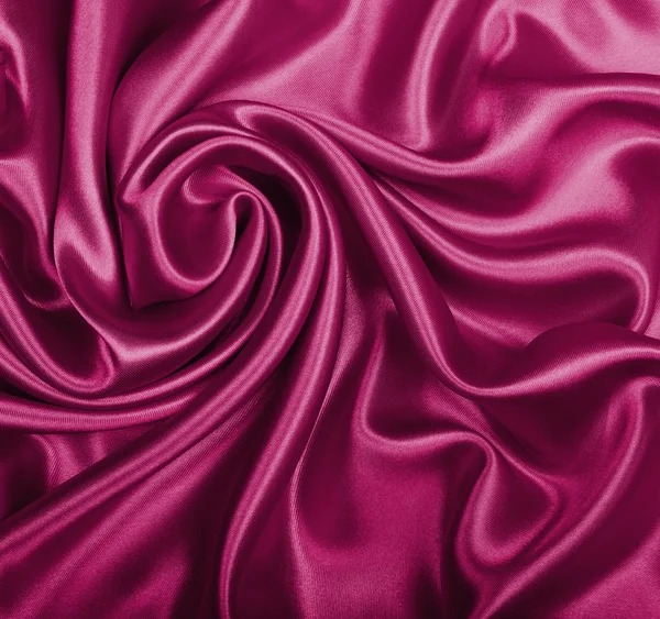 Smooth elegant burgundy satin — Stock Photo, Image