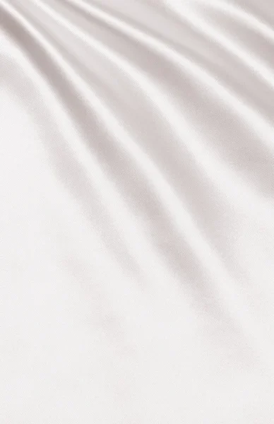 Soepele elegante zilveren zijde — Stockfoto